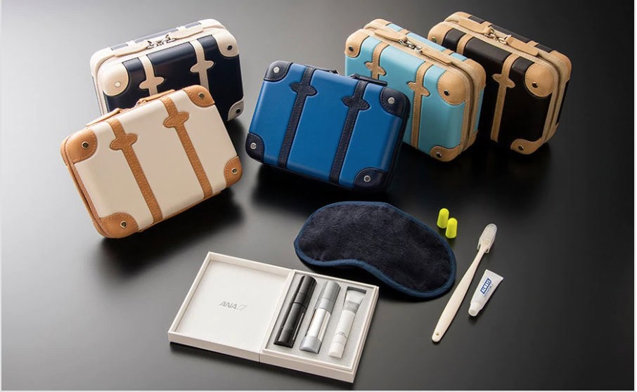 ANA ビジネスクラス グローブトロッター ANAビジネスクラス搭乗記！グローブトロッターのアメニティポーチや